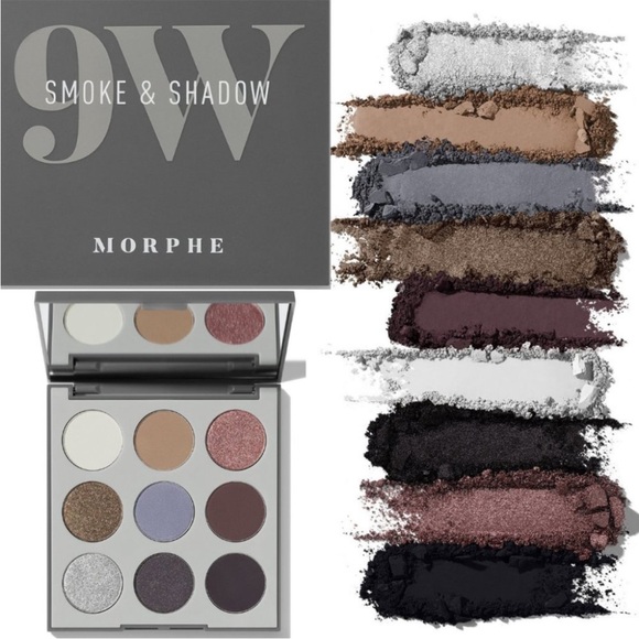 Morphe Smoke & Shadow Artistry Eye Shadow Palette NWT - Picture 1 of 14